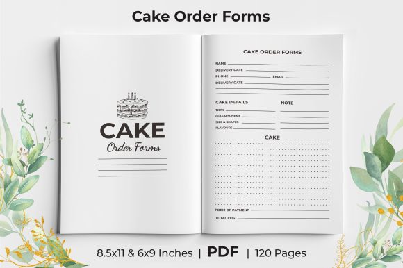 Cake Order Form KDP Template: A Versatile Tool
