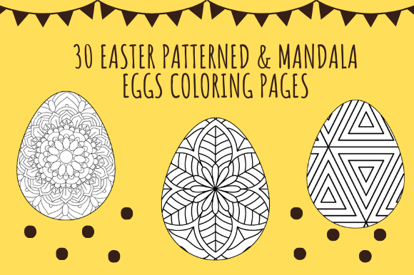 Easter Pattern Eggs Coloring Pages: A Creative and Engaging Resource