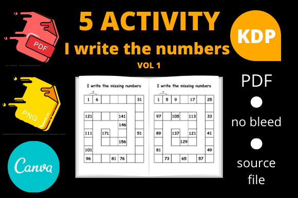 Enhancing Early Numeracy Skills with I Write the Missing Numbers Volume 1
