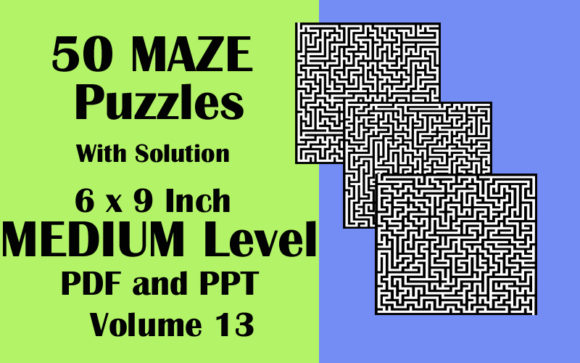 Exploring 50 Maze Puzzle Medium Level PDF PPTX V13: A Comprehensive Resource for Puzzle Enthusiasts