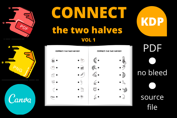 Exploring Connect the Two Halves Volume 1: A Creative Activity for Young Children
