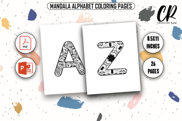 Exploring the Versatility of Mandala Alphabet Coloring Pages
