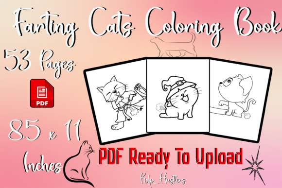 Farting Cats Coloring Book Kdp Interior: A Unique and Profitable Niche