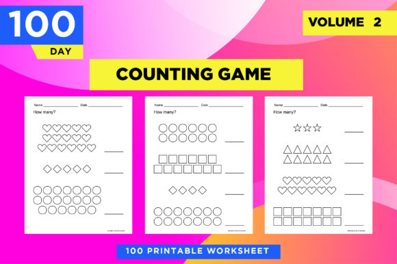 How Many - Count the Geometric Shapes: A Fun and Educational Resource for Kids
