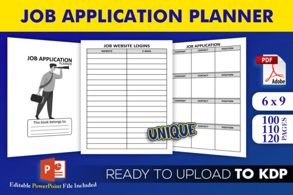 Maximizing Your Job Application Process with the Job Application Planner Log KDP Interior