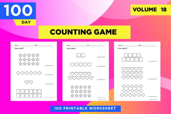 Printable Book Count the Geometric Shape: A Fun and Educational Tool for Your Child