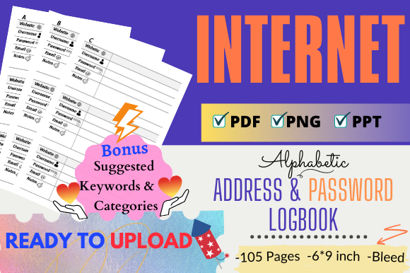 Stay Organized with an Alphabetical Web Address Password Book