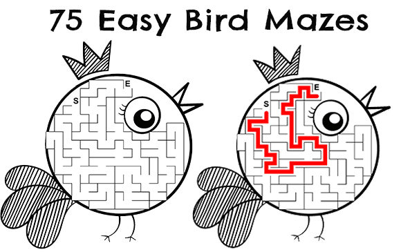 Strategic Use of 75 Easy Bird Mazes - Set 2 for Enhanced Engagement and Learning