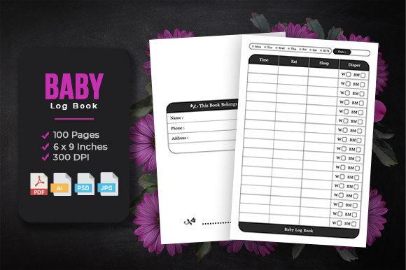 Strategic Use of Baby Log Book Interior for Effective Planning and Productivity