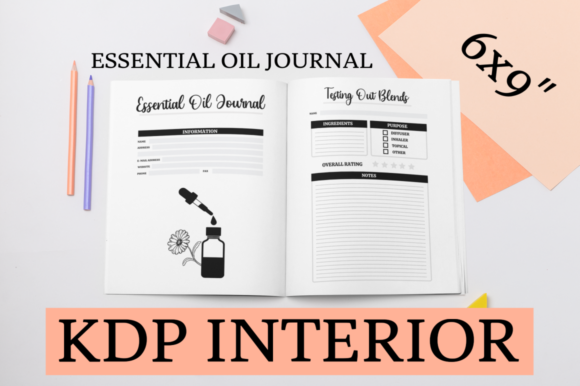 Unlocking Creativity and Business Potential with the Essential Oil Journal KDP Interior