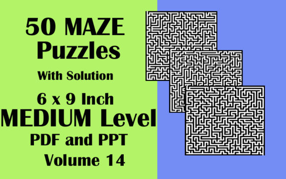 Unlocking Creativity and Productivity with 50 Maze Puzzle Medium Level PDF PPTX V14
