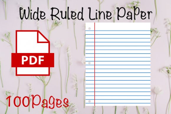 Wide Ruled Line Paper: A Versatile Choice